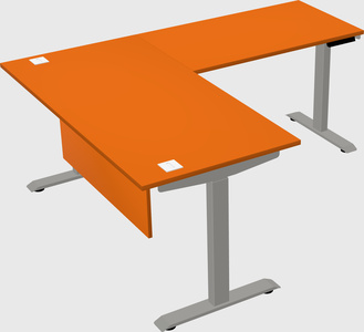 Height-adjustable desk - commercial grade
