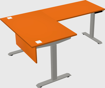 Height-adjustable desk - commercial grade