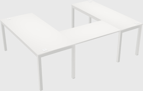 Bureau en forme de u