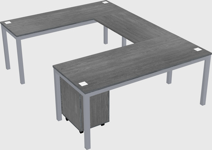 Bureau en forme de u