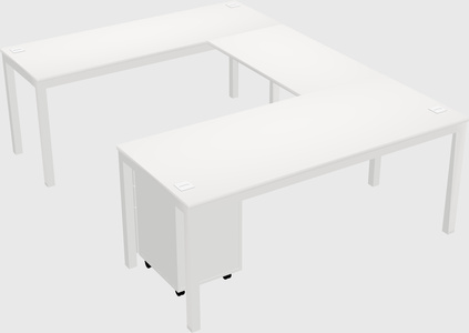 Bureau en forme de u