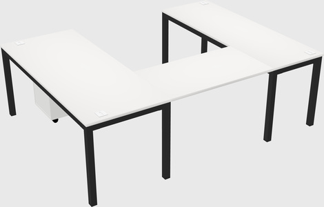 Bureau en forme de u