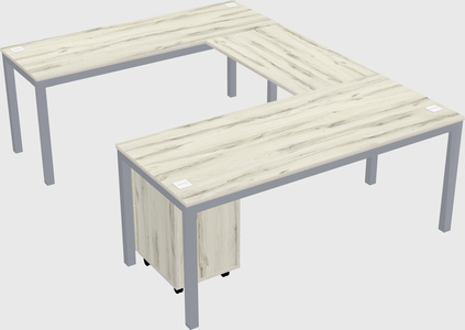 Bureau en forme de u