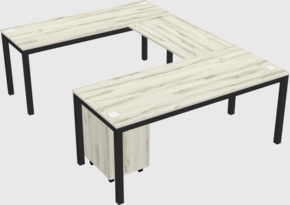 Bureau en forme de u