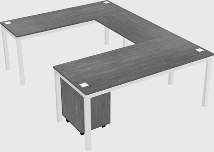 Bureau en forme de u