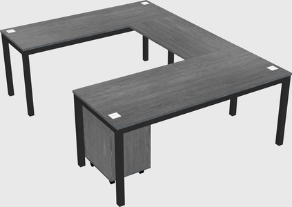 Bureau en forme de u