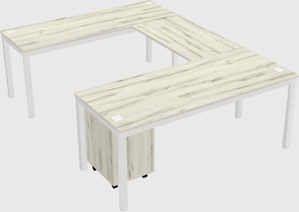 Bureau en forme de u