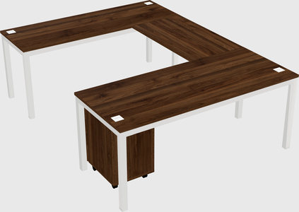 Bureau en forme de u