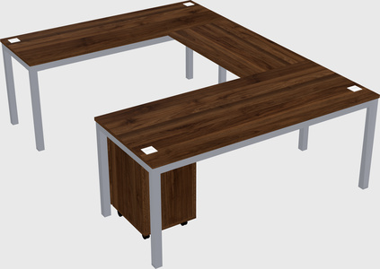 Bureau en forme de u