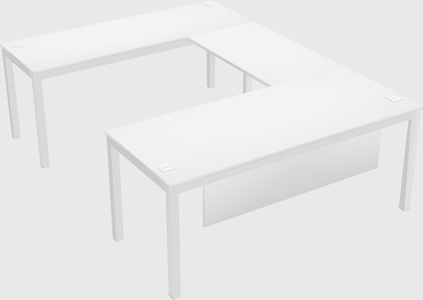 Bureau en forme de u