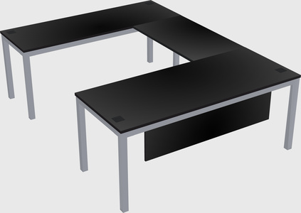 Bureau en forme de u
