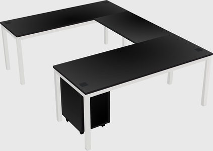 Bureau en forme de u