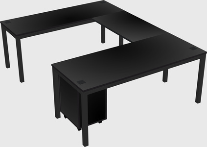 U-shaped desk