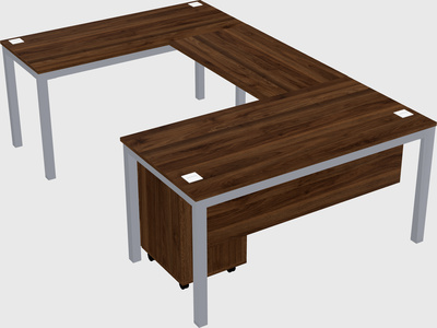 Bureau en forme de u