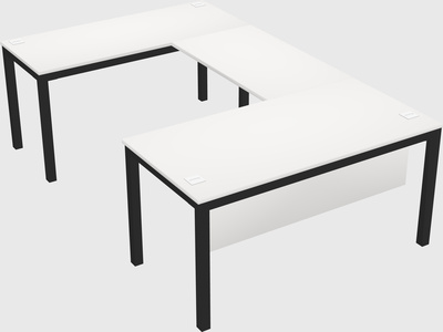 Bureau en forme de u
