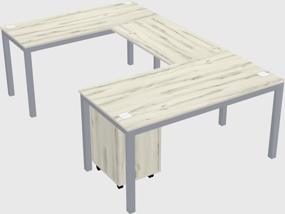 Bureau en forme de u