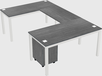 Bureau en forme de u