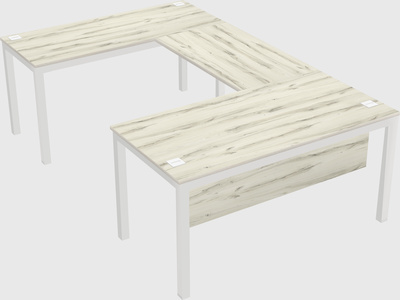 Bureau en forme de u