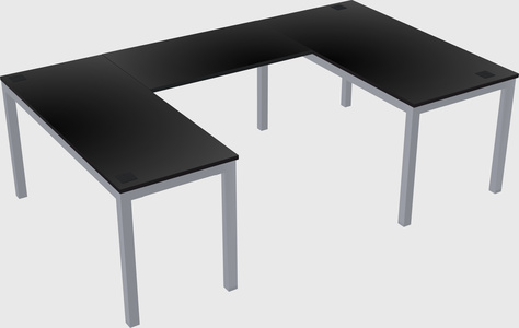 U-shaped desk