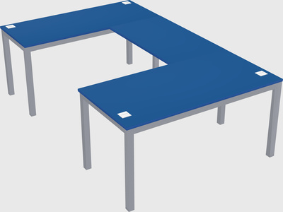 Bureau en forme de u