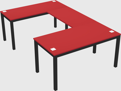 U-shaped desk