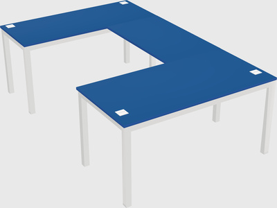 Bureau en forme de u