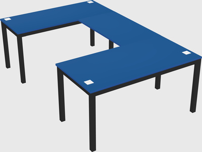 Bureau en forme de u