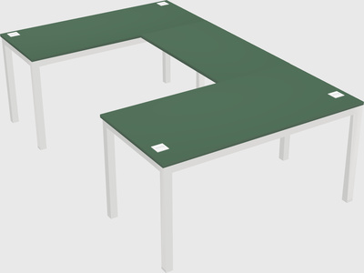 U-shaped desk