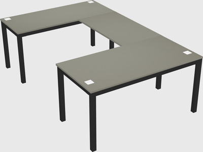 Bureau en forme de u