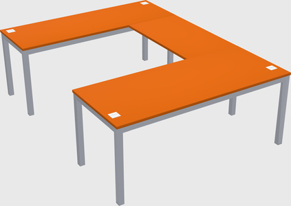 Bureau en forme de u