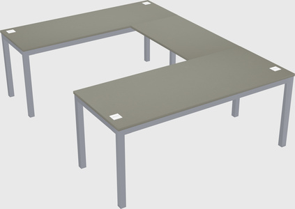 U-shaped desk