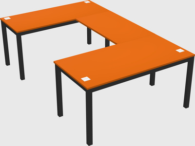 Bureau en forme de u
