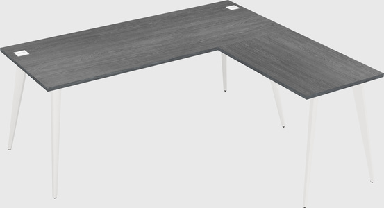 Bureau moderne en forme de l