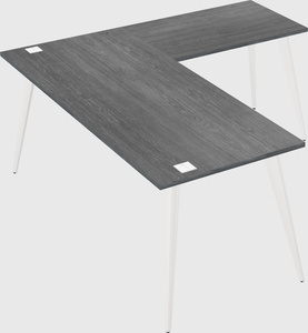 Bureau moderne en forme de l