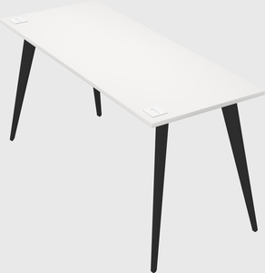 Modern rectangular office desk