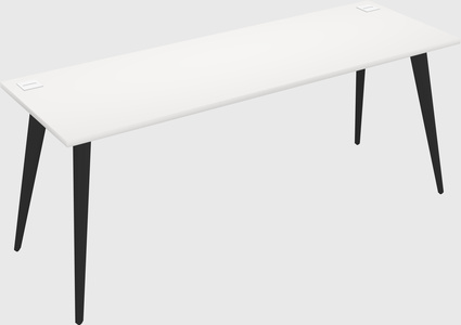 Modern rectangular office desk