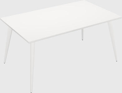 Modern rectangular office desk