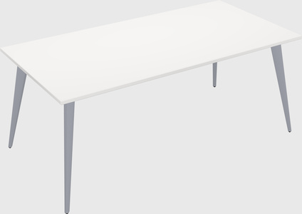 Bureau rectangulaire moderne