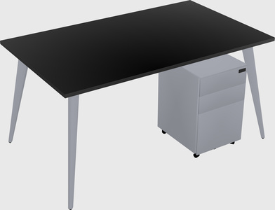 Bureau rectangulaire moderne