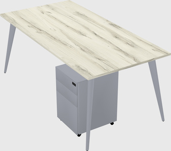 Modern rectangular office desk