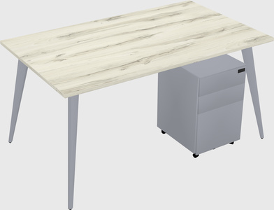 Bureau rectangulaire moderne