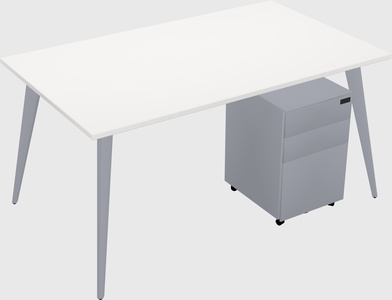 Modern rectangular office desk