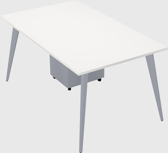 Modern rectangular office desk
