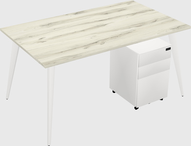 Modern rectangular office desk