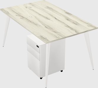 Modern rectangular office desk