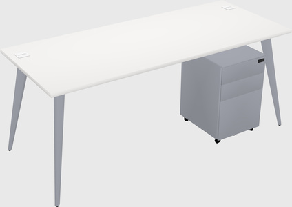 Bureau rectangulaire moderne