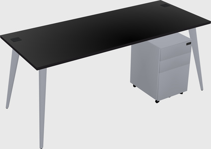 Bureau rectangulaire moderne