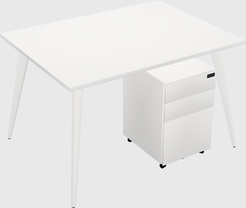 Bureau rectangulaire moderne