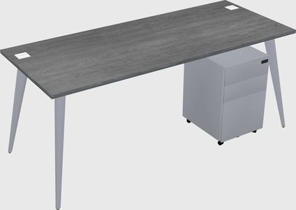 Bureau rectangulaire moderne