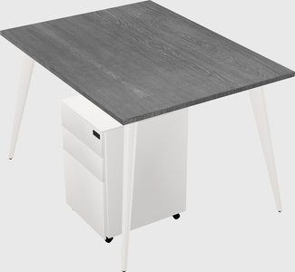 Bureau rectangulaire moderne